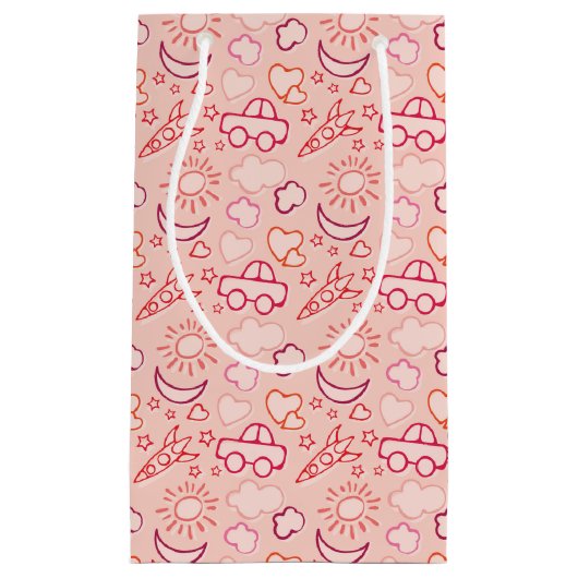 achtergrond speelgoed klein cadeauzakje (Voorkant)