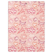 achtergrond speelgoed klembord (Achterkant)