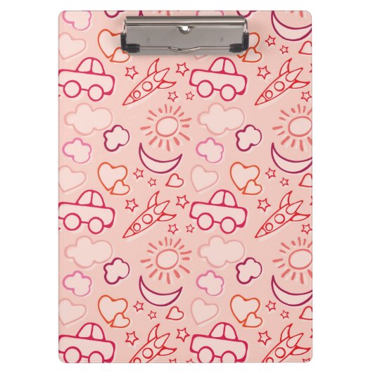 achtergrond speelgoed klembord (Voorkant)