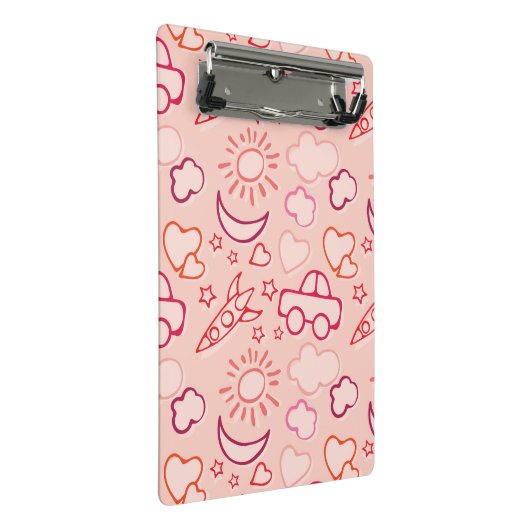 achtergrond speelgoed mini klembord (Schuin)