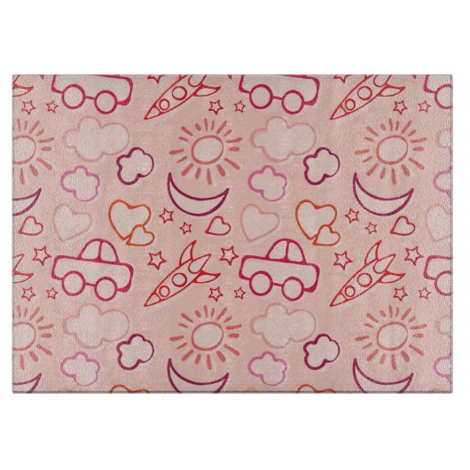 achtergrond speelgoed snijplank (Voorkant)