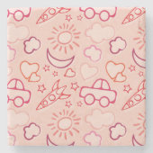 achtergrond speelgoed stenen onderzetter (Voorkant)