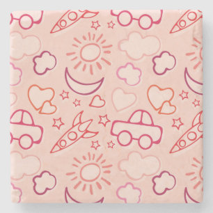 achtergrond speelgoed stenen onderzetter