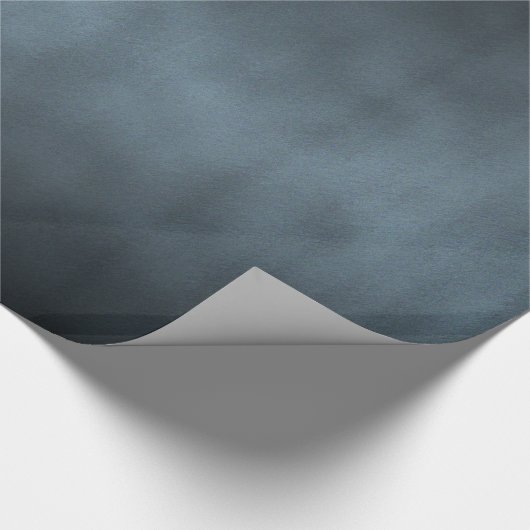 Achtergrond staalgrijze Gothic Ombre Cadeaupapier (Hoek)