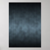 Achtergrond staalgrijze Gothic Ombre Poster (Voorkant)