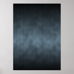 Achtergrond staalgrijze Gothic Ombre Poster