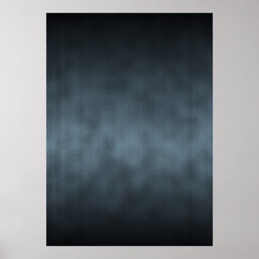 Achtergrond staalgrijze Gothic Ombre Poster (Voorkant)