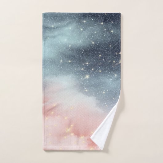 Achtergrond Starry Sky Bad Handdoek (Handdoek)