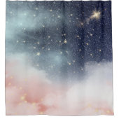 Achtergrond Starry Sky Douchegordijn (Voorkant)