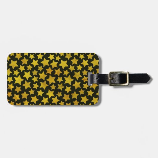 Achtergrond ster bagagelabel (Voorkant horizontaal)