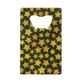 Achtergrond ster creditkaart flessenopener (Voorkant)