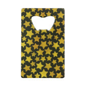 Achtergrond ster creditkaart flessenopener (Achterkant)