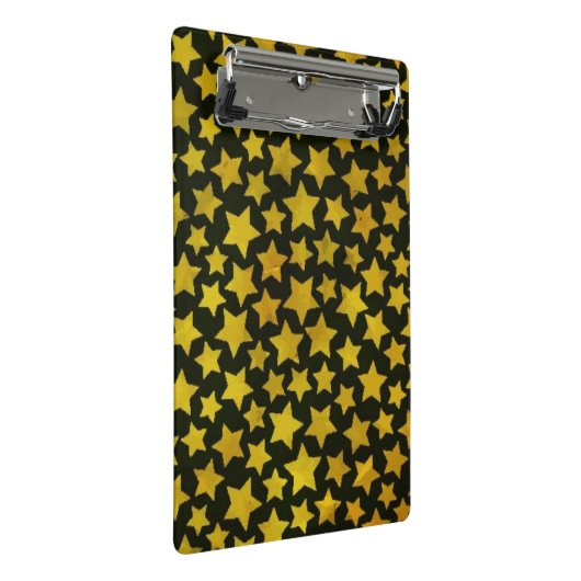 Achtergrond ster mini klembord (Schuin)