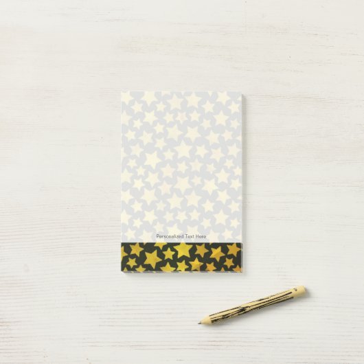 Achtergrond ster post-it® notes (Op bureau)