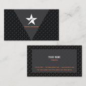 Achtergrond ster visitekaartje (Voorkant / Achterkant)