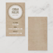 achtergrond - Stijl 3 Visitekaartje (Voorkant / Achterkant)