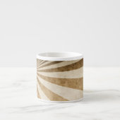 Achtergrond streeppatroon espresso kop (Voorkant)