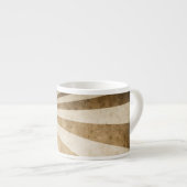 Achtergrond streeppatroon espresso kop (Voorkant rechts)