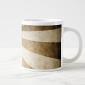 Achtergrond streeppatroon grote koffiekop (Rechts)