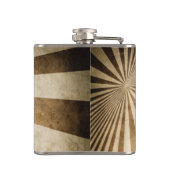 Achtergrond streeppatroon heupfles (Achterkant)