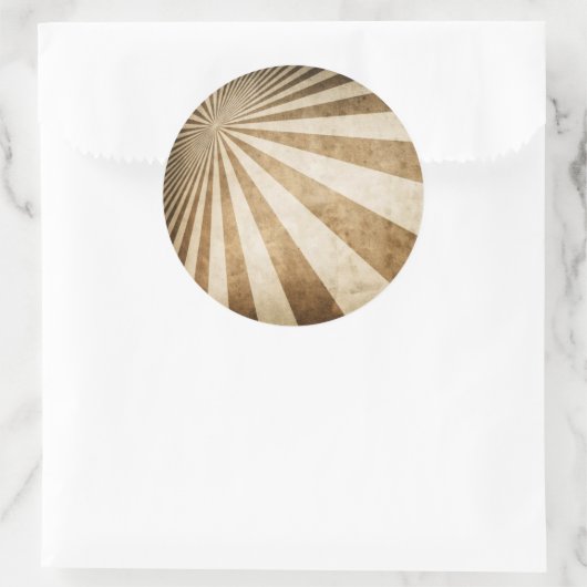 Achtergrond streeppatroon ronde sticker (Tas)