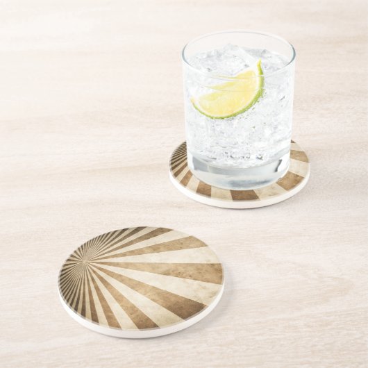 Achtergrond streeppatroon zandsteen onderzetter (Zijkant)