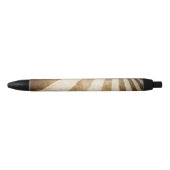 Achtergrond streeppatroon zwarte inkt pen (Voorkant)