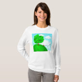 Achtergrond structuur, T-shirt (Voorkant volledig)
