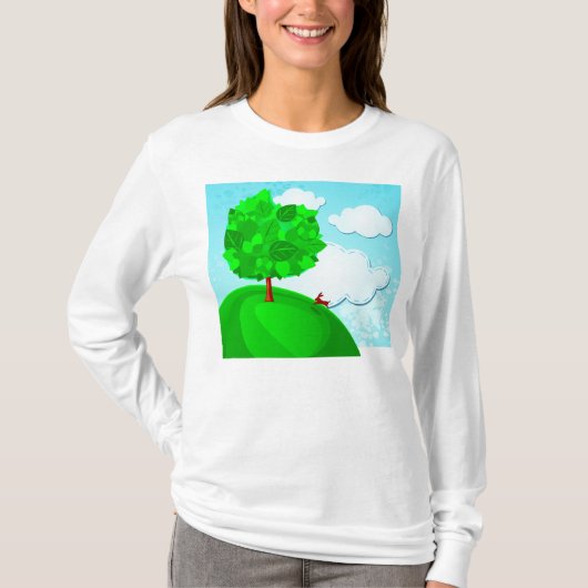 Achtergrond structuur, T-shirt (Voorkant)