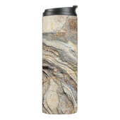 Achtergrond structuur textuur thermosbeker (Gedraaid links)