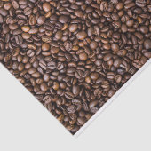 Achtergrond structuur van gebrande koffiebonen tissuepapier (Detail)