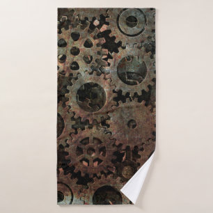 Achtergrond structuursteekproef abstract badhanddoek