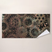 Achtergrond structuursteekproef abstract badhanddoek (Badhanddoek)