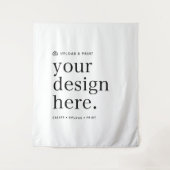 Achtergrond Tapestry Uw ontwerp uploaden Wandkleed (Voorkant)