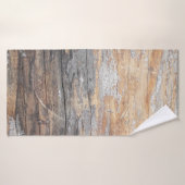achtergrond textuur oude mooie boomstam, bc badhanddoek (Badhanddoek)