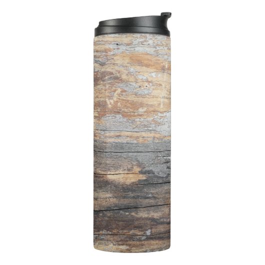 achtergrond textuur oude mooie boomstam, bc thermosbeker (Gedraaid links)