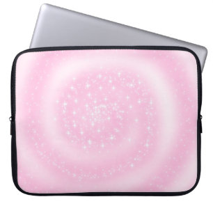 Achtergrond transparant sterrenstelsel laptop sleeve