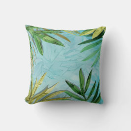 Achtergrond tropische bladeren kussen