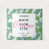 Achtergrond tropische palm bachelorette wandkleed (Voorkant (horizontaal))