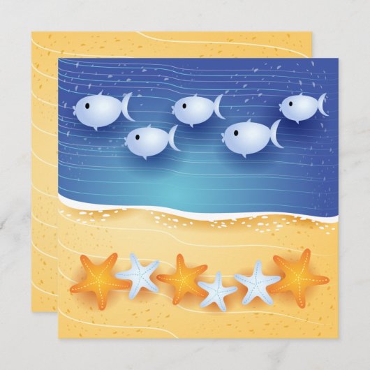 Achtergrond, uitnodiging (Voorkant / Achterkant)