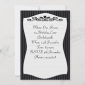  achtergrond - uitnodiging van de partij van Birth (Achterkant)