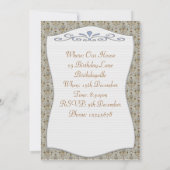  achtergrond - uitnodiging van de partij van Birth (Achterkant)