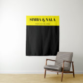 Achtergrond van afspeelbriefstijl wandkleed (In situ)