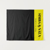 Achtergrond van afspeelbriefstijl wandkleed (Voorkant (horizontaal))