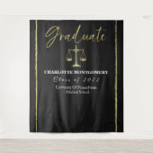 Achtergrond van Afstudeerder van de Elegant Law Sc Wandkleed (Voorkant)