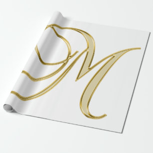 Achtergrond van alfabet letter initiaal cadeaupapier