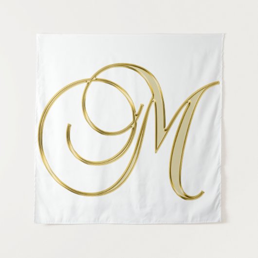 Achtergrond van alfabet letter initiaal wandkleed (Voorkant)