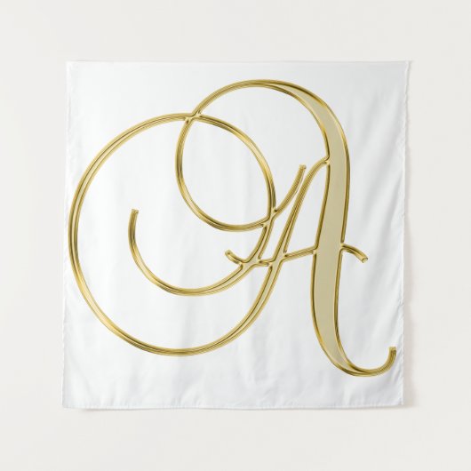 Achtergrond van alfabet letter initiaal wandkleed (Voorkant)