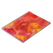 Achtergrond van aquarelschildering. notitieboek (Linkerzijde)