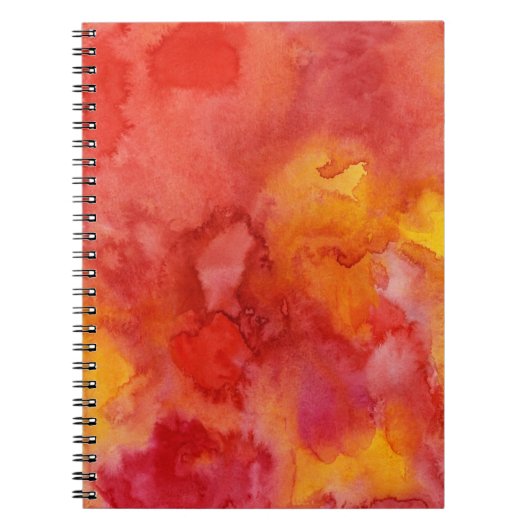 Achtergrond van aquarelschildering. notitieboek (Voorkant)